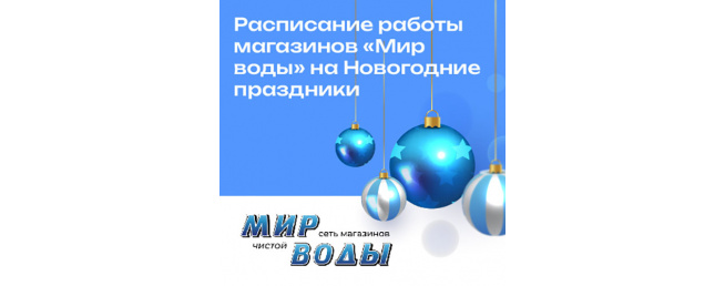 Расписание работы в новогодние праздники в 2023-2024 году